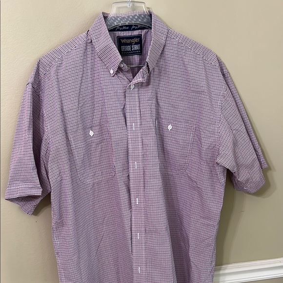 Wrangler Other - Wrangler Men's Red Blue Checkered Shirt George Strait, XL, XG, TG